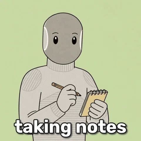 NEO taking notes