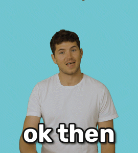 Nick DiGiovanni saying okay then